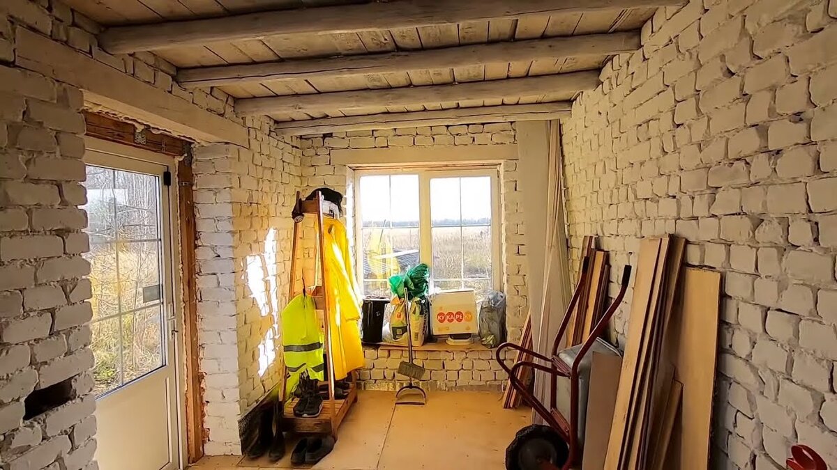 Гордость дома - две таких огромных веранды