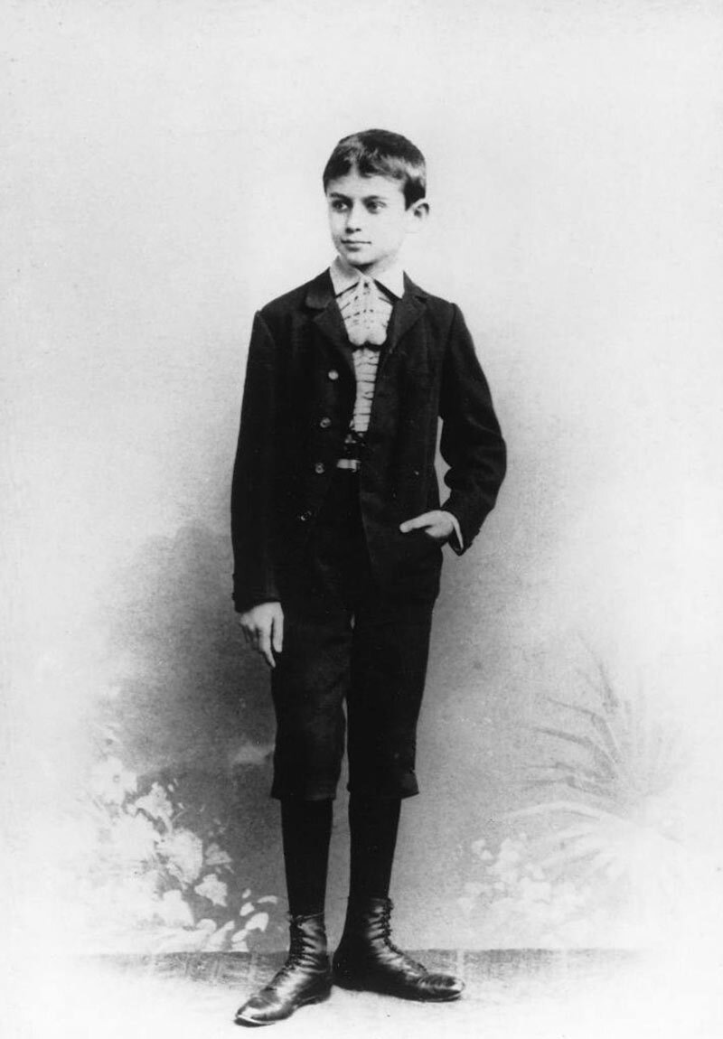 Франц Кафка в детстве. Источник: Pinterest