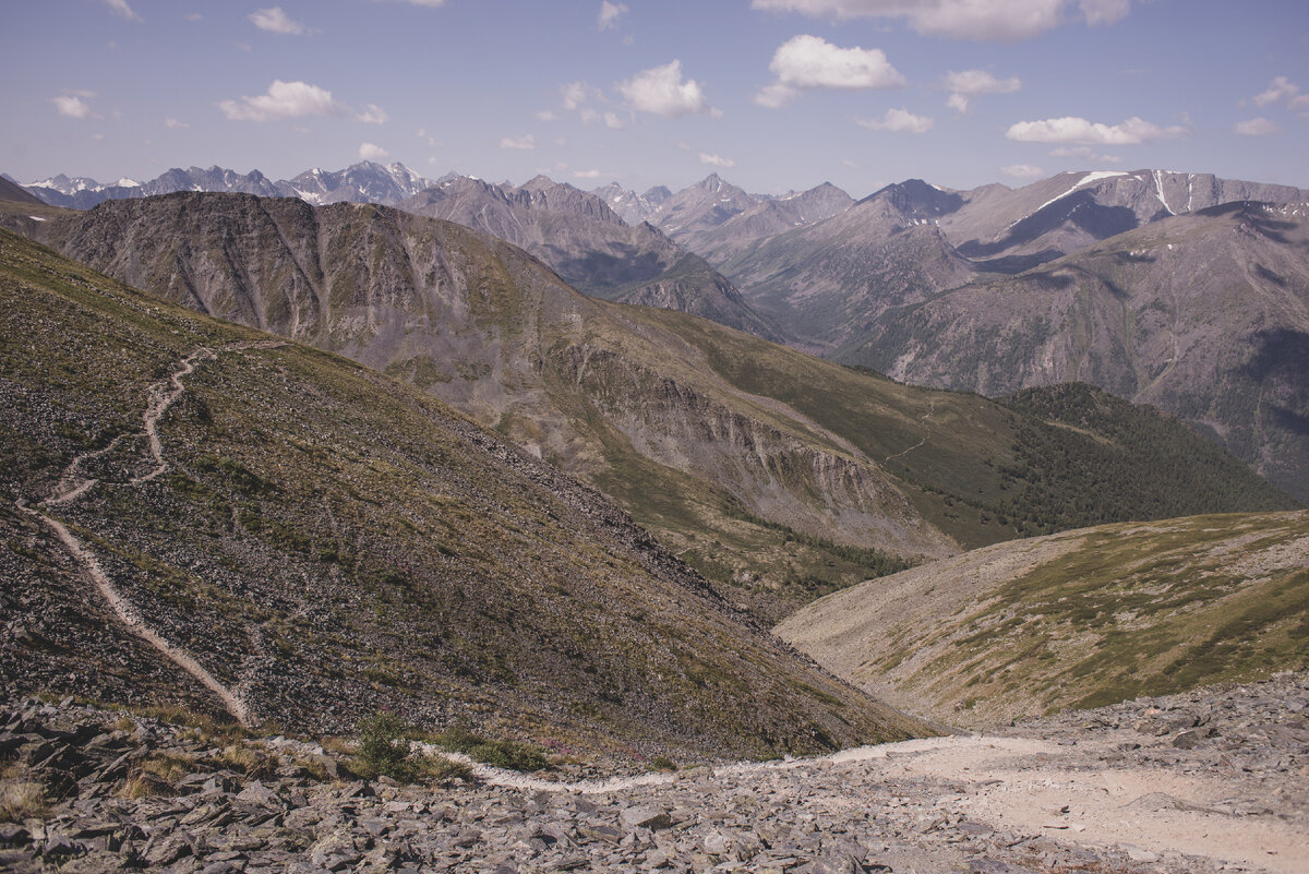 Вид с тропы.