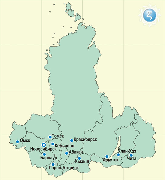 Сибирский федеральный округ республика. Сибирский федеральный округ на карте. Карта Сибирского федерального округа. Новосибирск центр Сибирского федерального округа. Сибирский федеральный округ города Сибирского федерального округа.