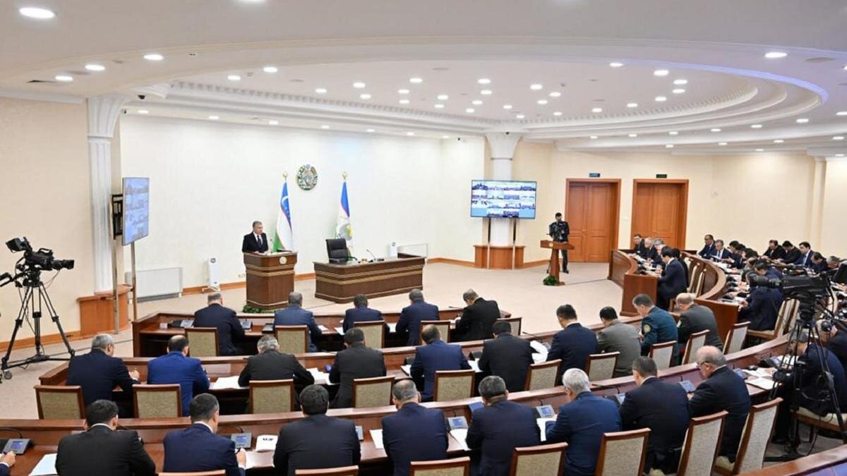    Шавкат Мирзиеев на заседании:t.me/Press_Secretary_Uz