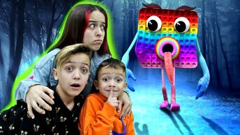 Mark and adventures about a big live POP IT - story for kids