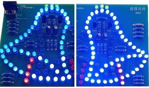 Плата Радиоконструктор №094 "Светодиодный колокольчик"