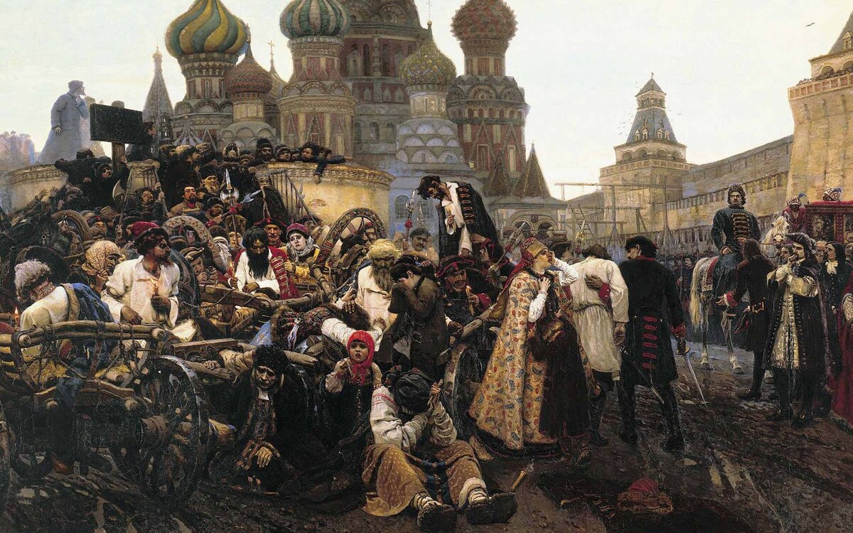 Василий Суриков "Утро стрелецкой казни", 1881 г.