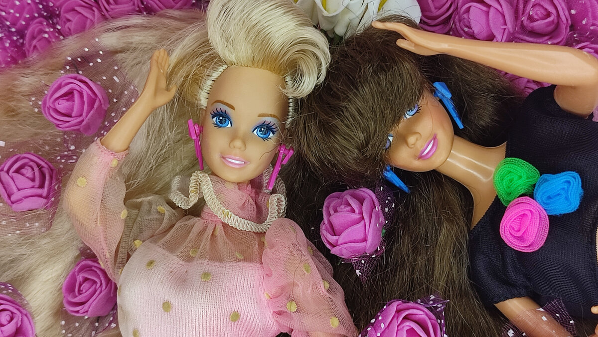 Теперь у меня две длинноволосые красотки - Barbie Totally Hair 1991🥰🥰🥰 |  TopaTi 🧚кукольная | Дзен