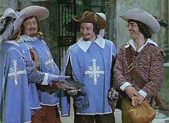Кадр из к/ф «Д'Артаньян и три мушкетёра»