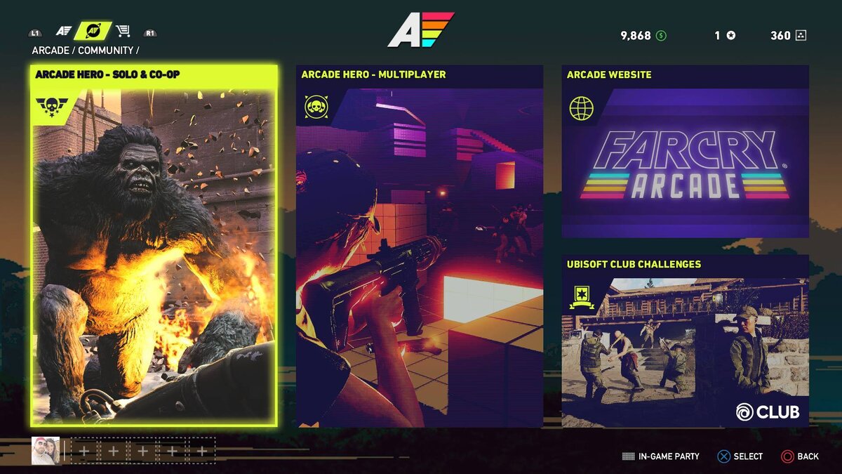 В Arcade можно играть соло, в кооперативе или в мультиплеере