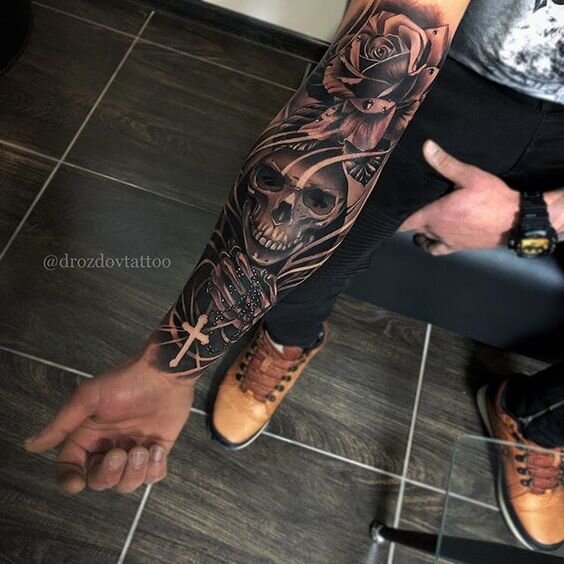 Идеи женских тату рукава 50 + фото - VeAn Tattoo