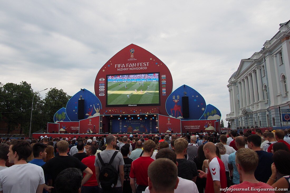 Фестиваль болельщиков FIFA Fan Fest 2018 в Нижнем Новгороде |  Маньяк-путешественник | Дзен