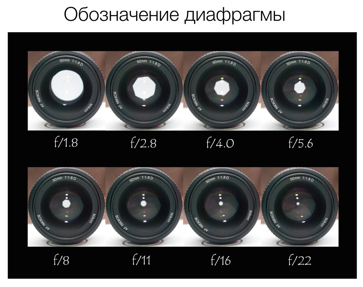 Диафрагма объектива