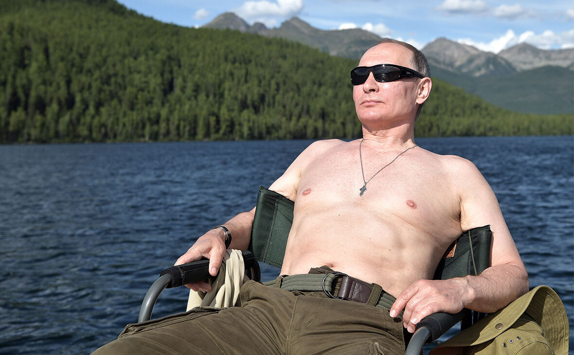 Путин. Отдых в Туве. 