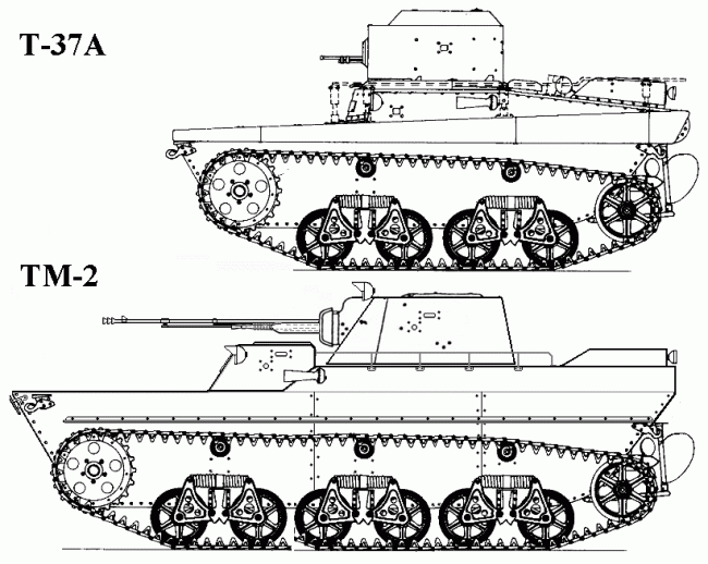 Танк т 38 схема