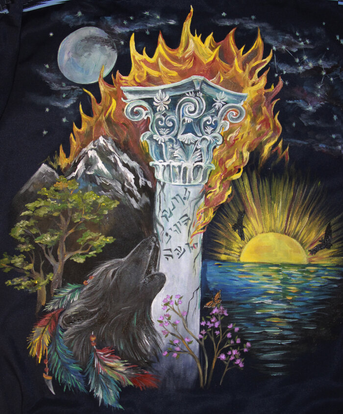 Изображение на спине