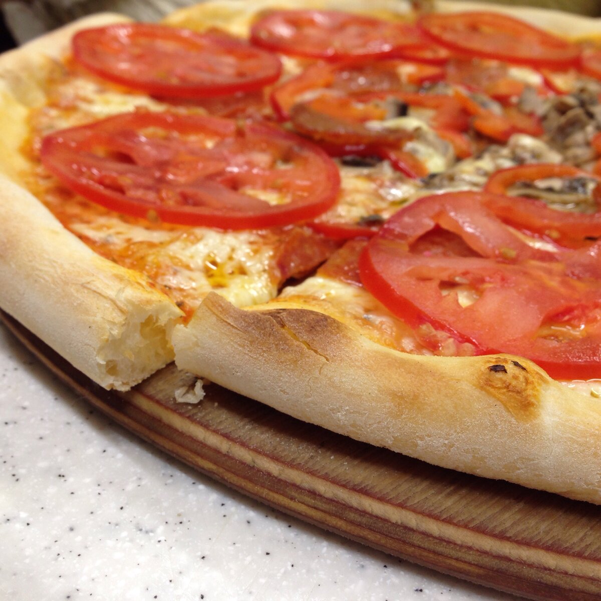 рецепт приготовления пиццы в домашних условиях в духовке с пошаговым фото с колбасой фото 87