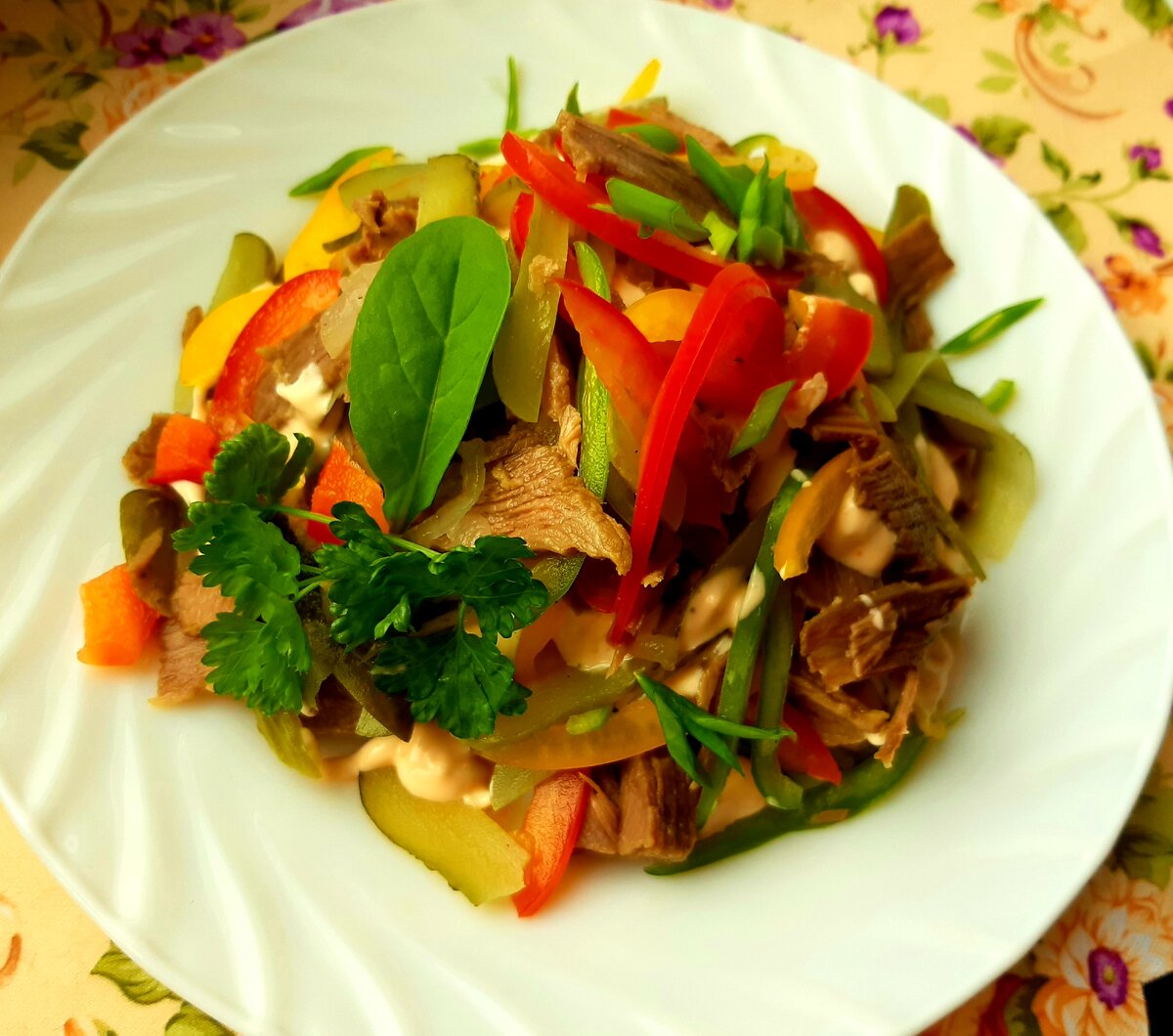Салат «Восточный» — рецепт с фото пошагово