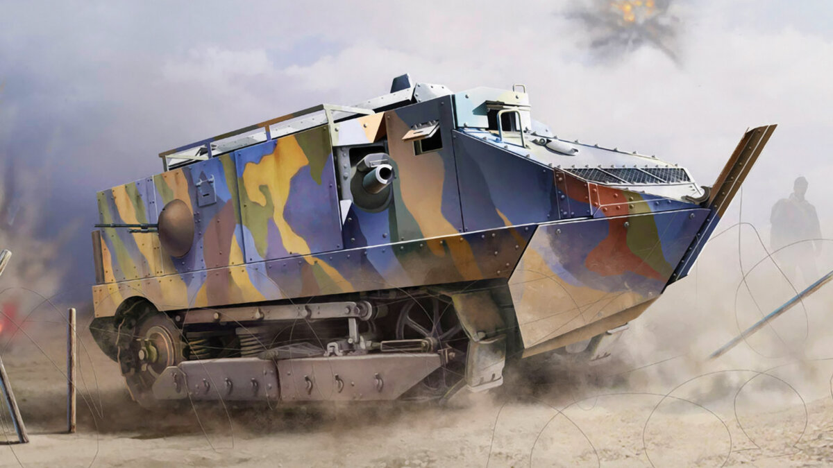 Французский танк "Шнейдер" CA-1.