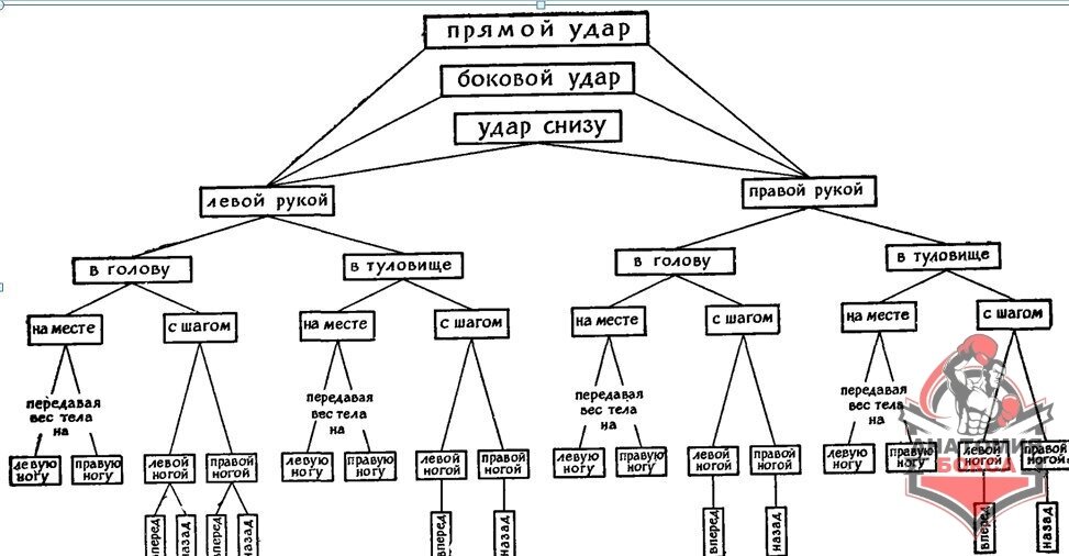 Удары в боксе названия и картинки все удары
