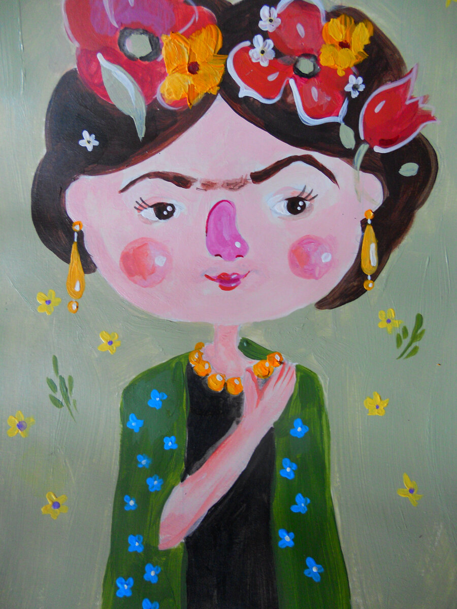 "Фрида в ожерелье"