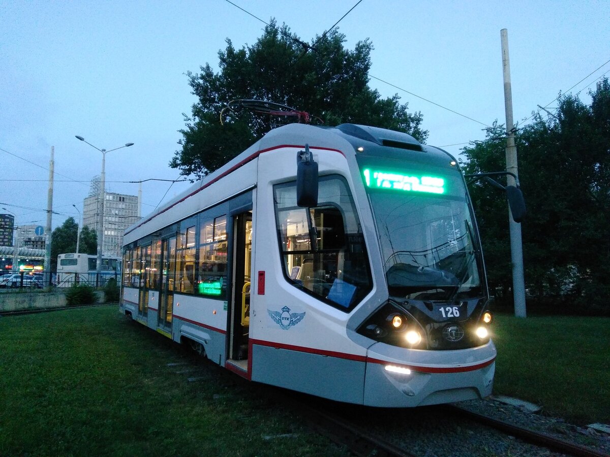 Ростовский трамвай, главный ЖДВ, конечная первого маршрута.