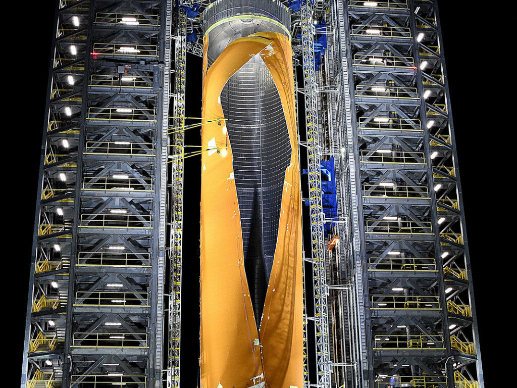 Испытания бака SLS