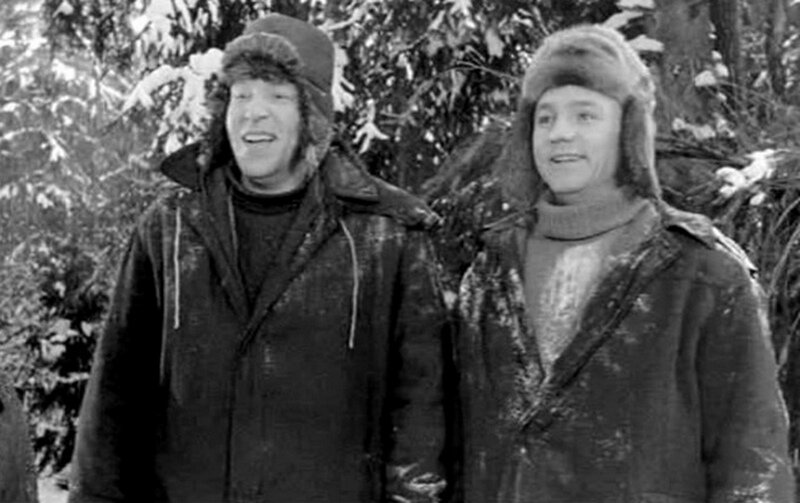 Роман Филиппов и Николай Рыбников в фильме «Девчата»