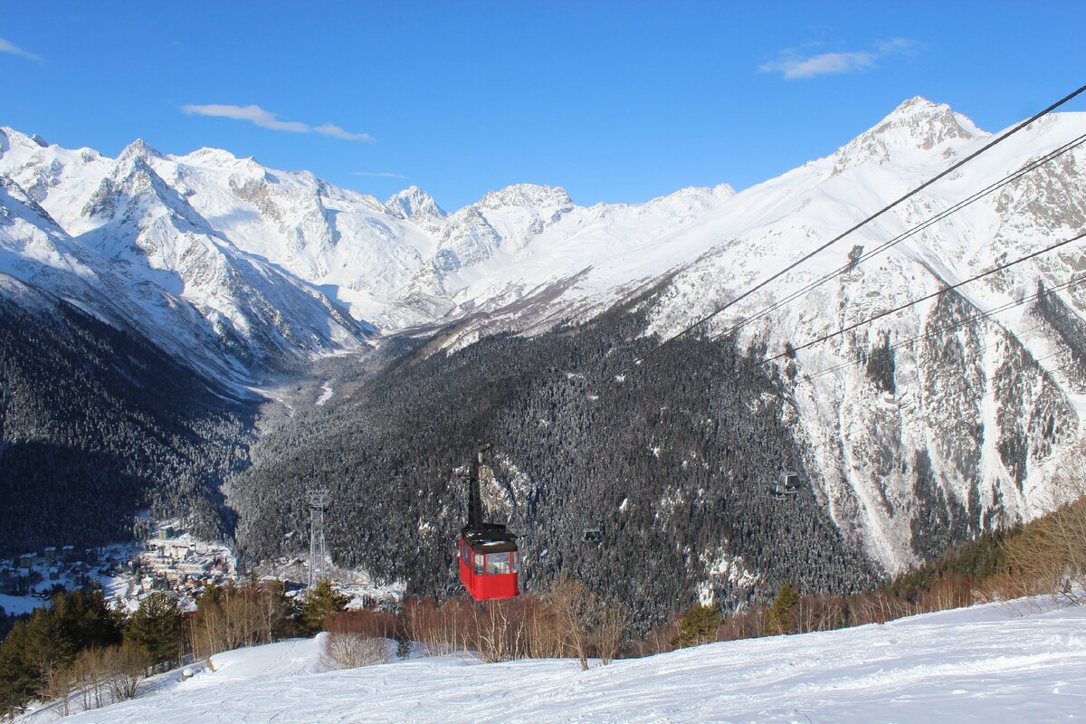 Старая канатка-вагончик. Фото автора.