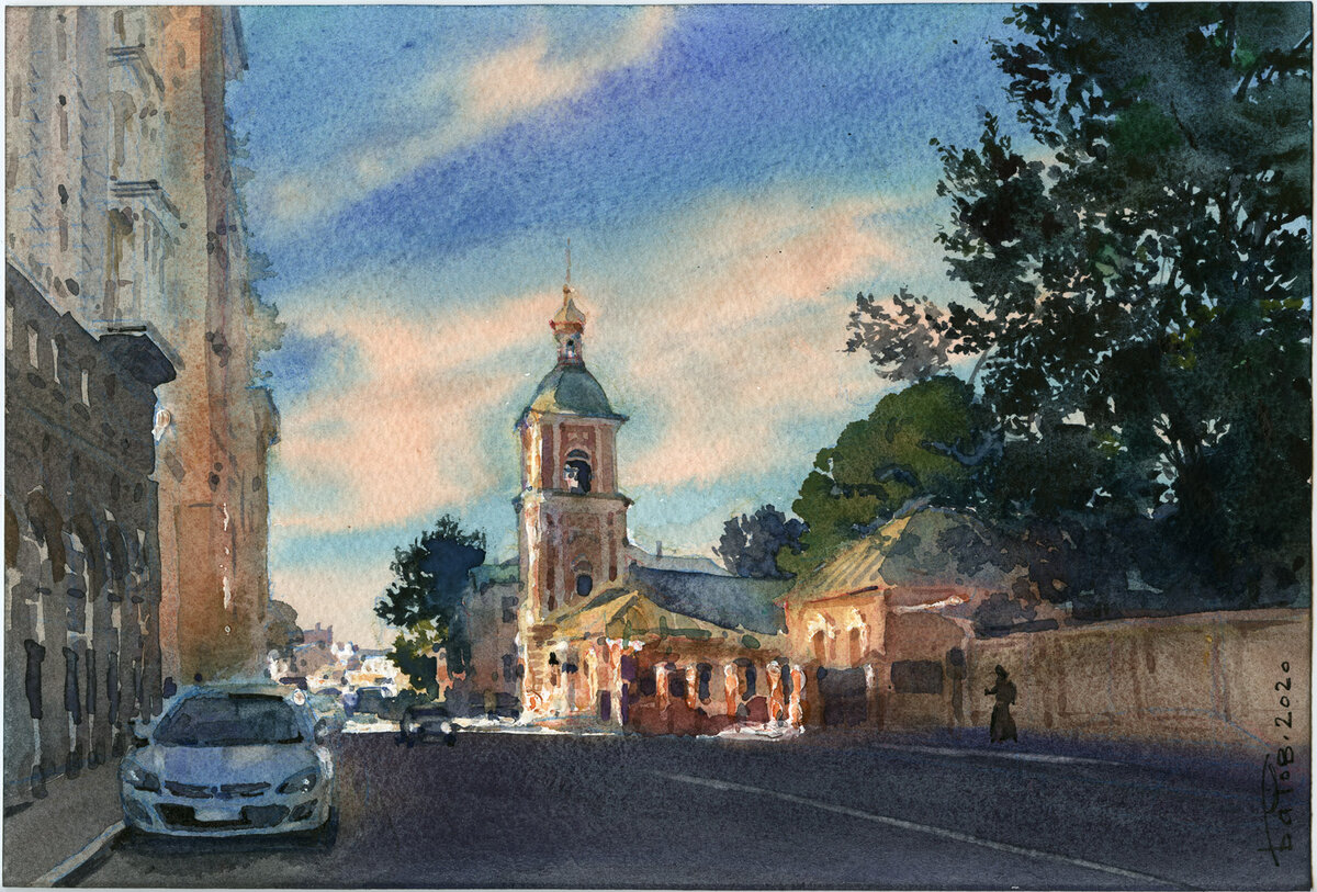 Акварель москва