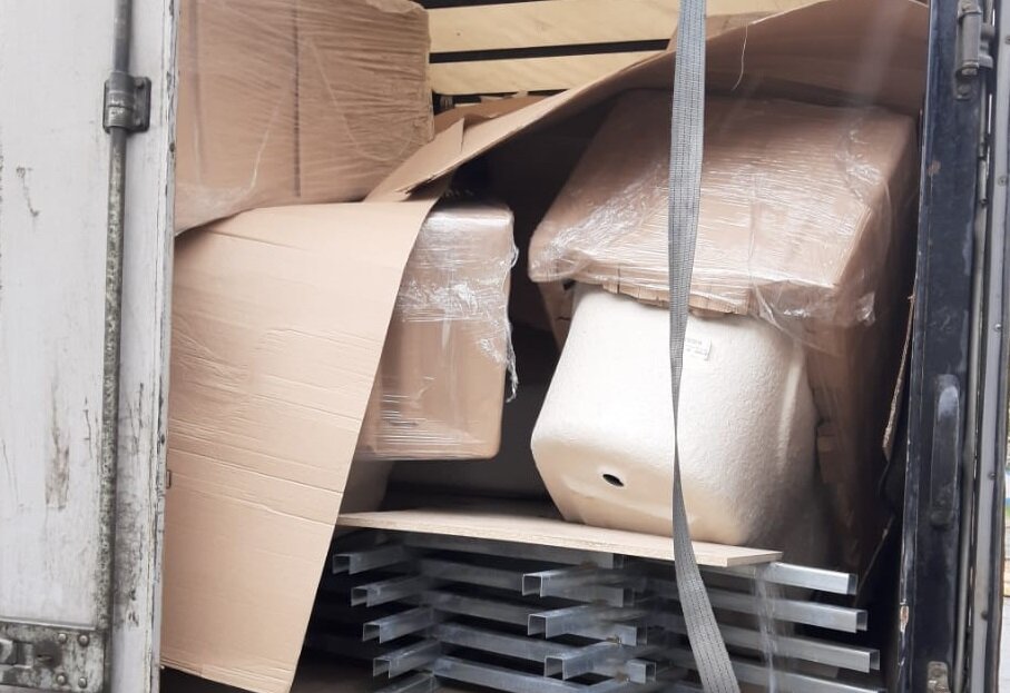 Завал груза. фото автора