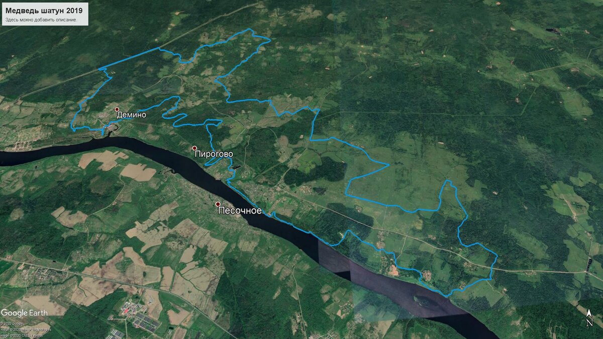 Запись GPS. Трасса меняется каждый год. В 2019 году она выглядела так.