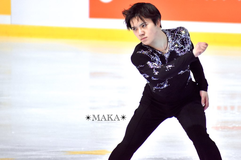Шома Уно во время произвольной программы на International de France 2019