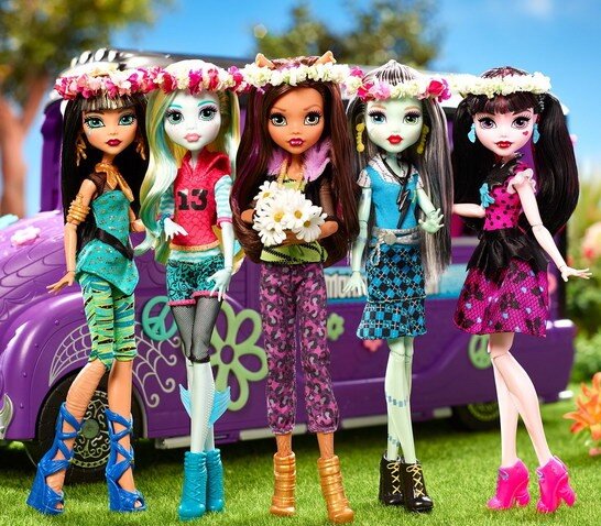 Последний пост  из официального инстаграма Monster High 