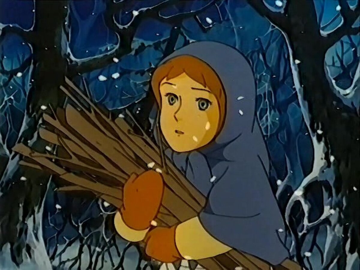 Кадр из мультфильма "12 месяцев"