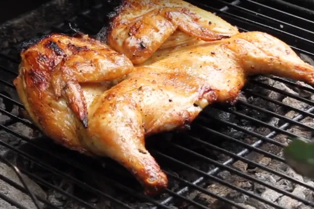 Курица гриль на мангале 