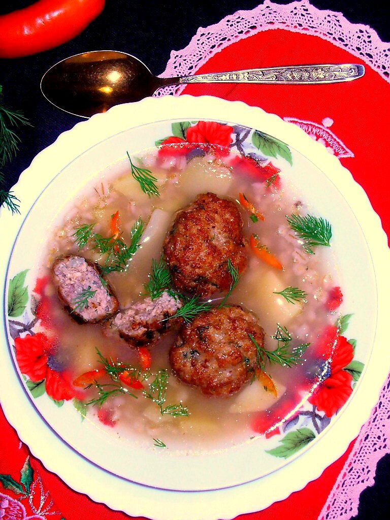 Перловый суп с овощами, рецепты с фото