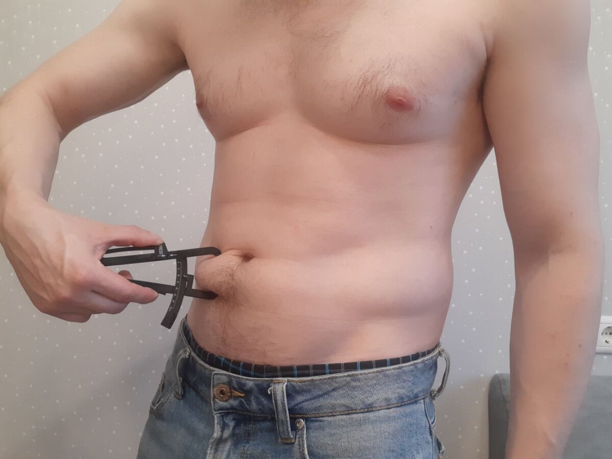 Измерение уровня подкожного жира калориметром