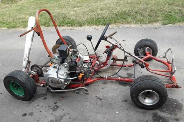    Этот «болид» от начала и до конца сделал 13-летний ростовский школьник. Фото: Из личного архивa Лины Акиншиной.