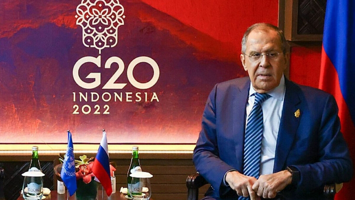 Сергей Лавров на саммите G20