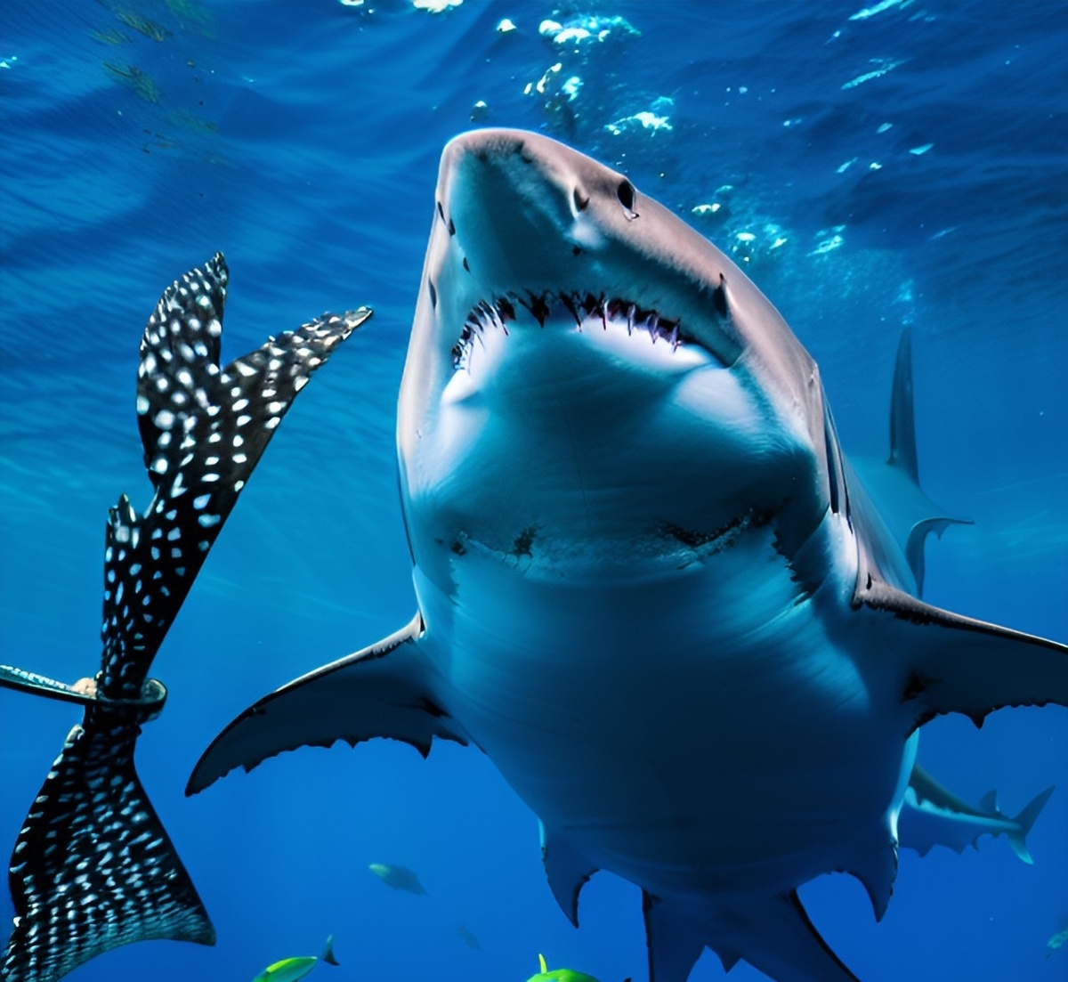 Авторский рисунок. Белая акула.