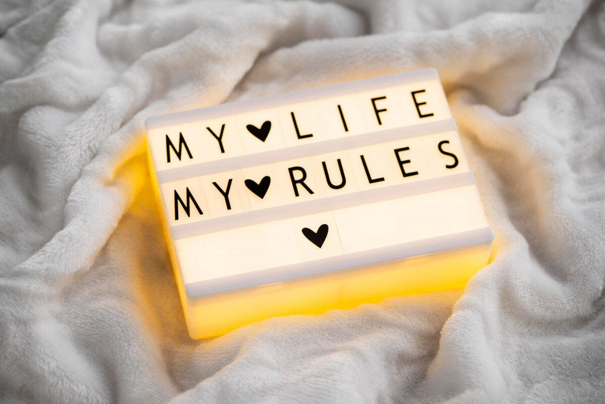 My Life my Rules. Message rules