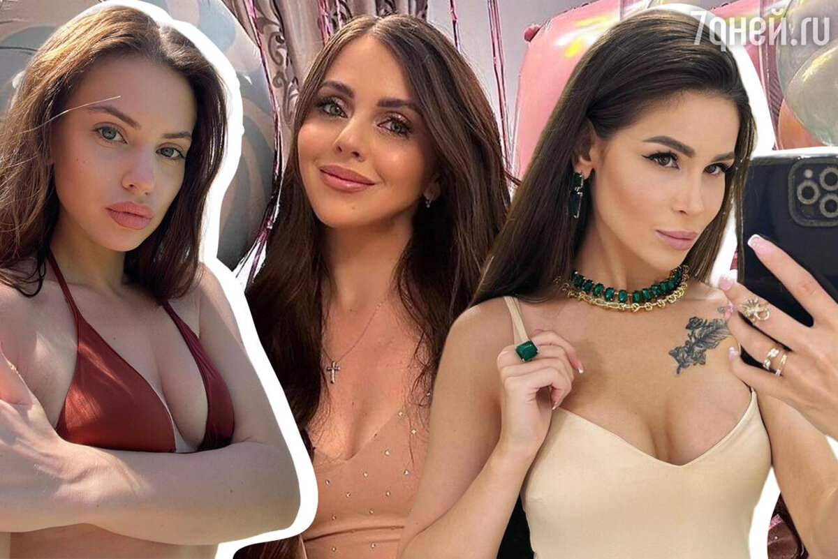    Саша Артемова, Оля Рапунцель и Анастасия Голд соцсети. Коллаж: 7Дней.ru
