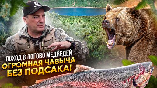 Забрались в край медведей, Король лососей - чавыча 10 кг без подсака! Такая рыбалка только на Камчатке