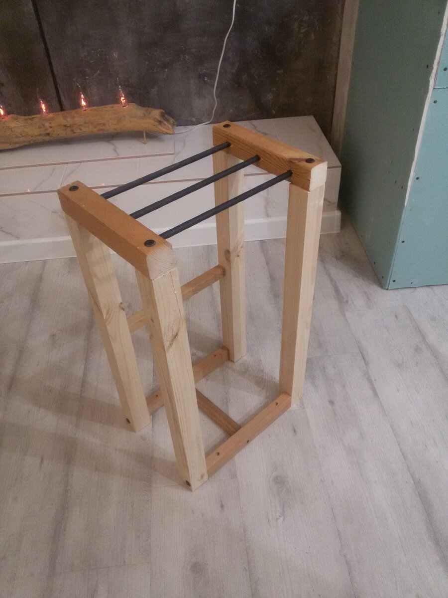 Делаю основу из бруса 