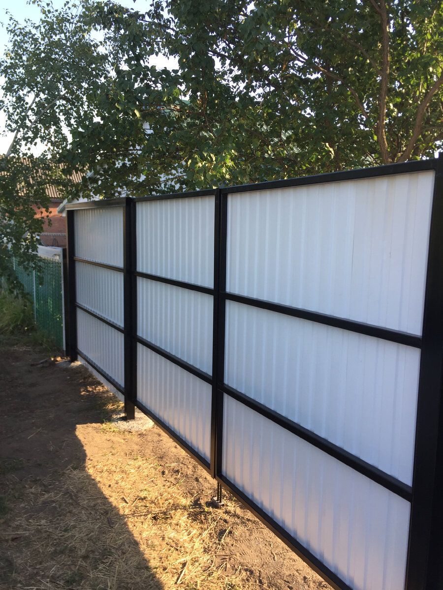 Лицевая часть ворот