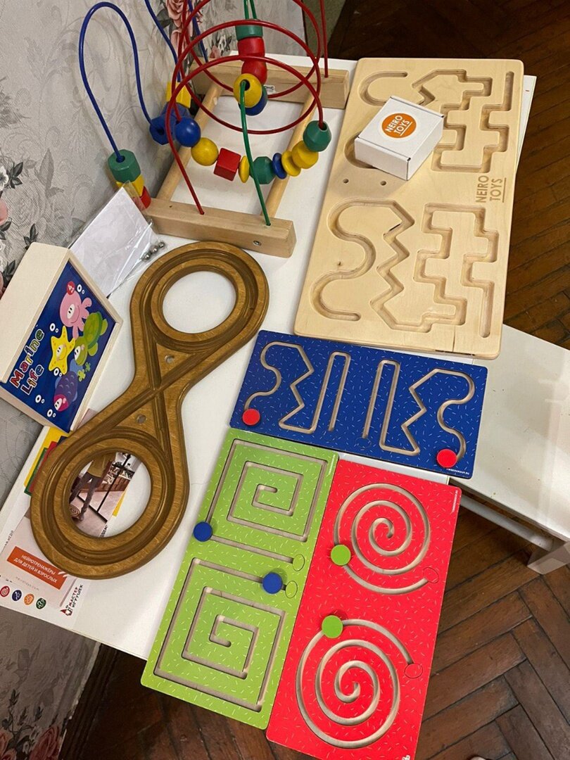 Тренажёры натуральных цветов - Нейротойс