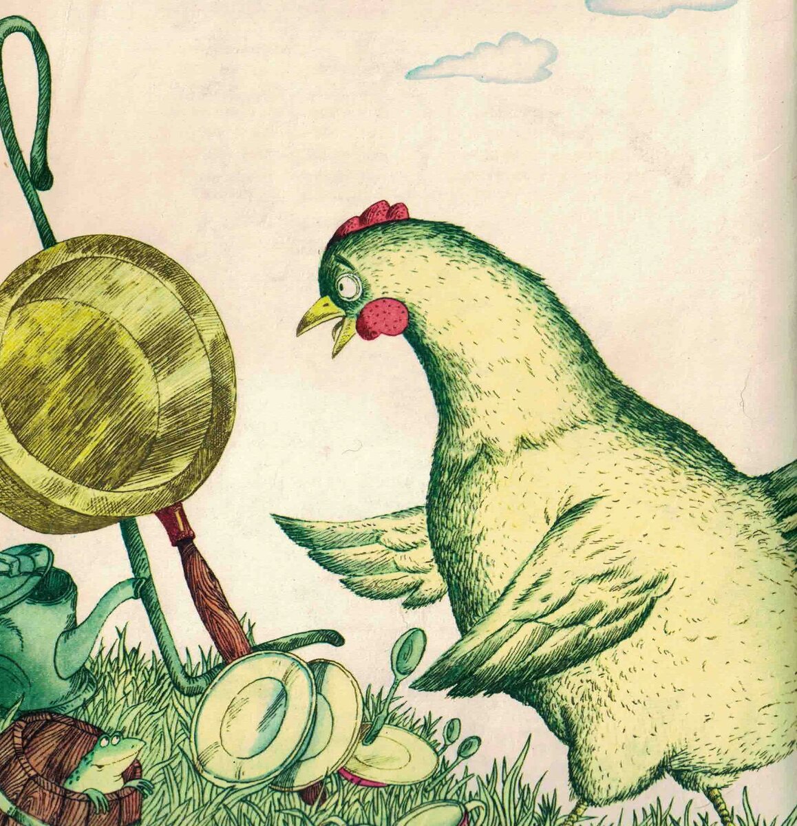 Иллюстрации А. Лукьянова к сказкам К. Чуковского. Скан с книг из архива автора канала