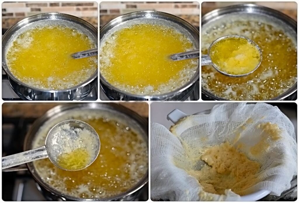 Топленое масло в домашних условиях на плите пошагово рецепт с фото