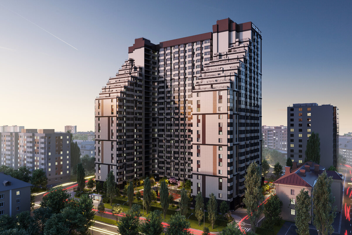 3D-проект ЖК «Ленина, 46». Срок сдачи – II квартал 2023 года 
