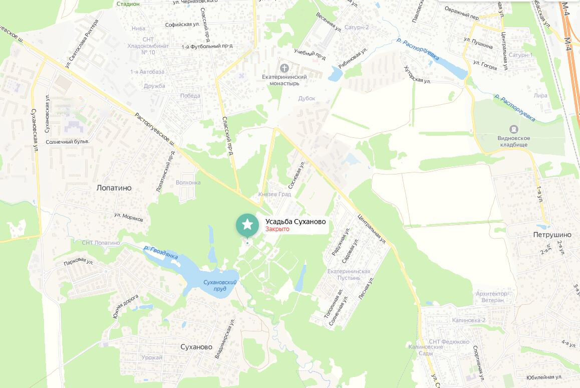 Карта заброшек подмосковья