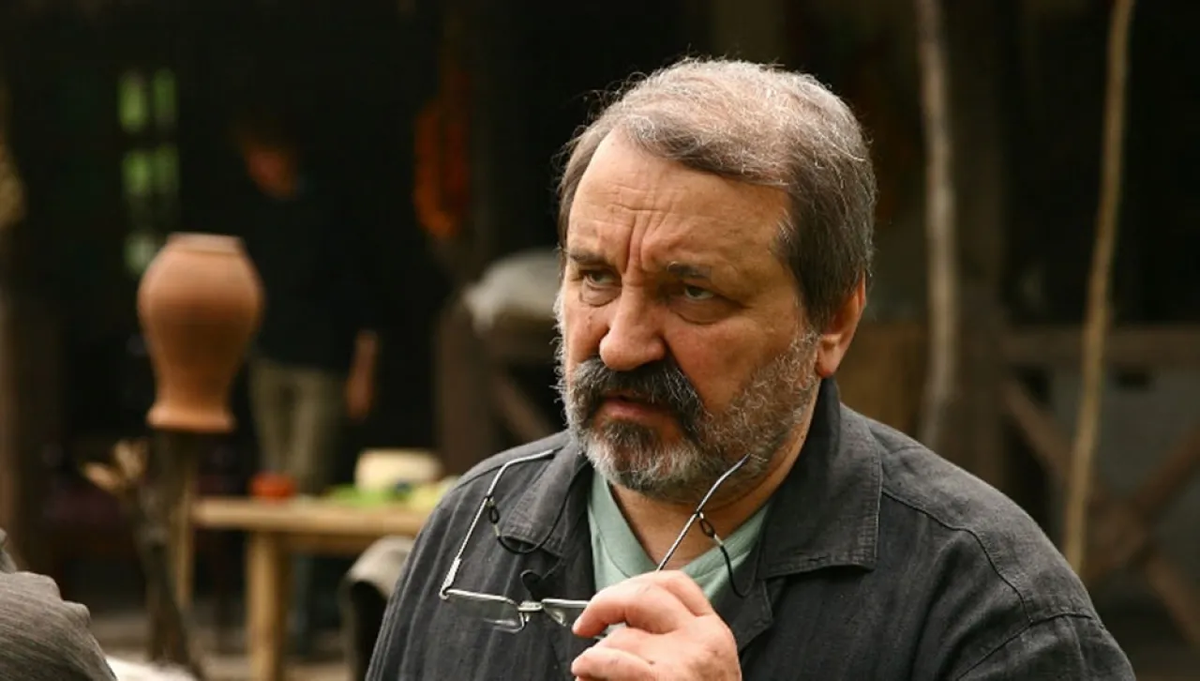 Константин Худяков на съемках фильма "На Верхней Масловке"