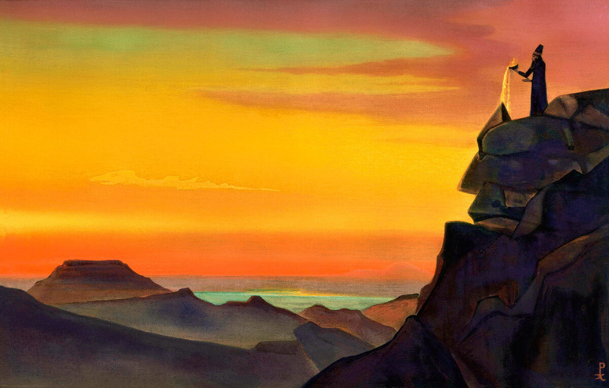 Картина Н. Рериха. Заратустра. 1931